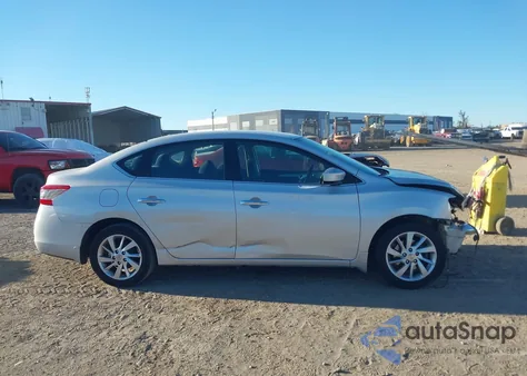 2013 Nissan Sentra Sv z USA, uszkodzony, nr VIN 3N1AB7AP0DL749833